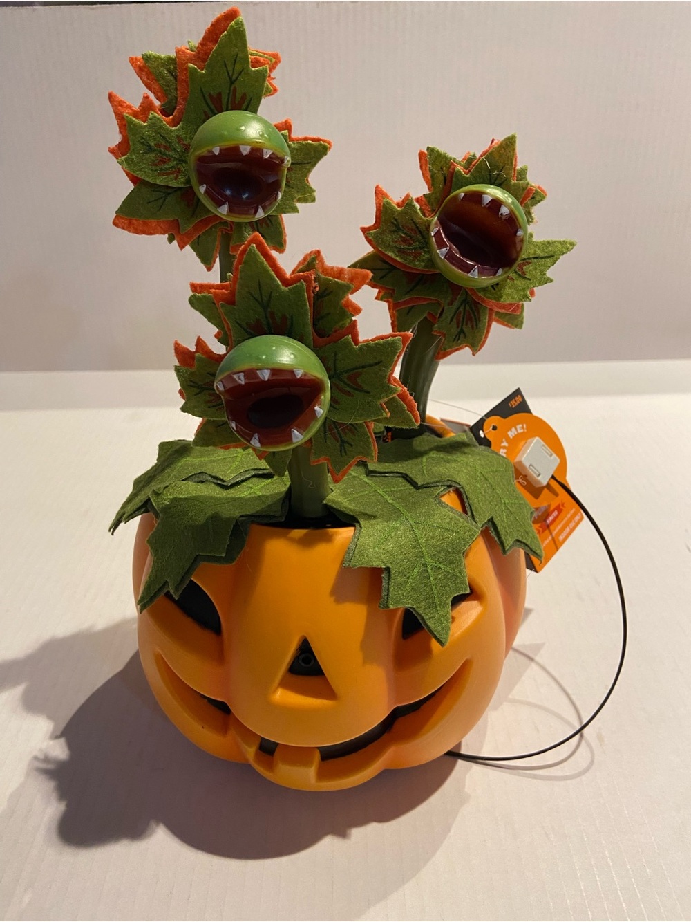 Hyde and Eek Halloween motion activated pumpkin.